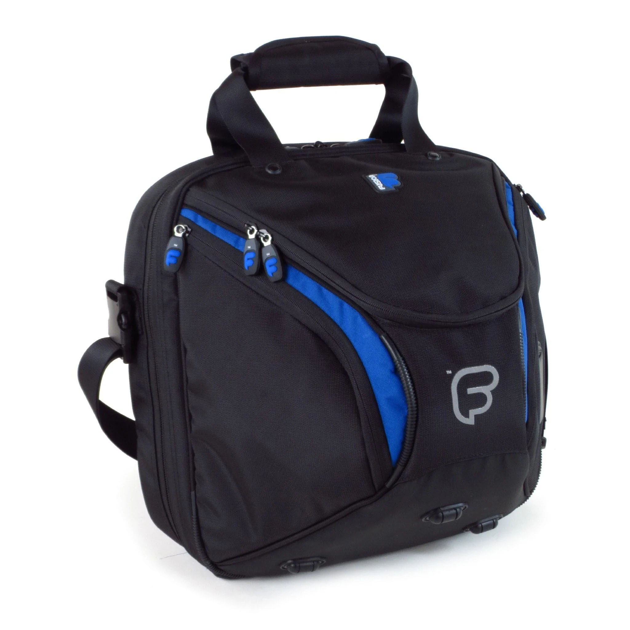 FUSION Premium Waldhorn Bag schwarz/blau abnehmbar