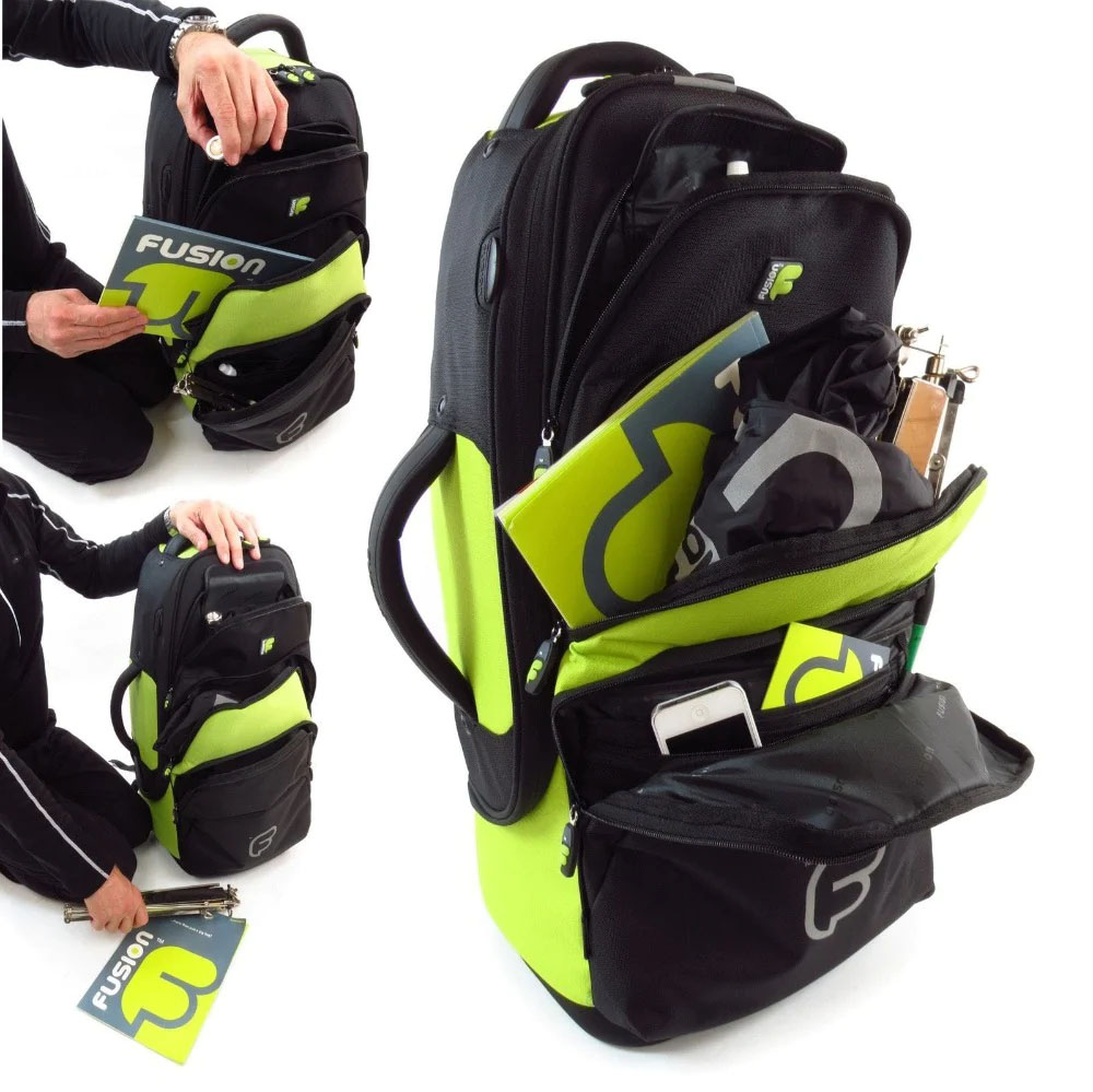 FUSION Premium Tenorhorn Bag schwarz/lime