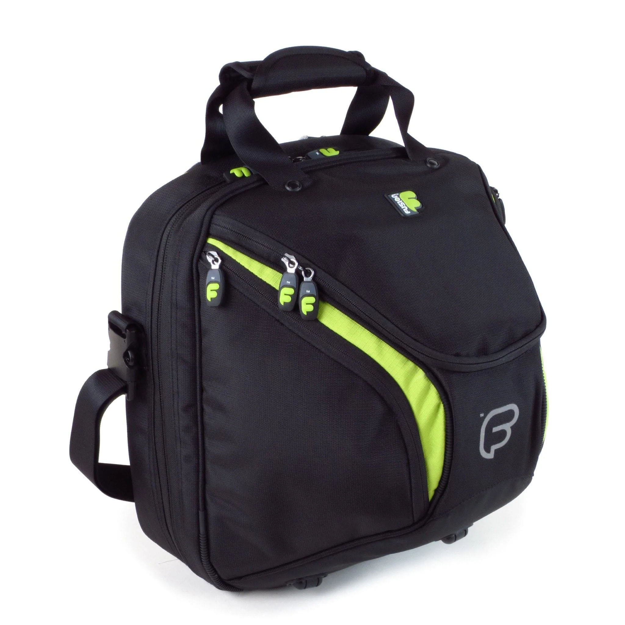 FUSION Premium Waldhorn Bag schwarz/lime abnehmbar