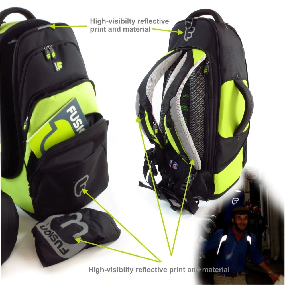 FUSION Premium Tenorhorn Bag schwarz/lime