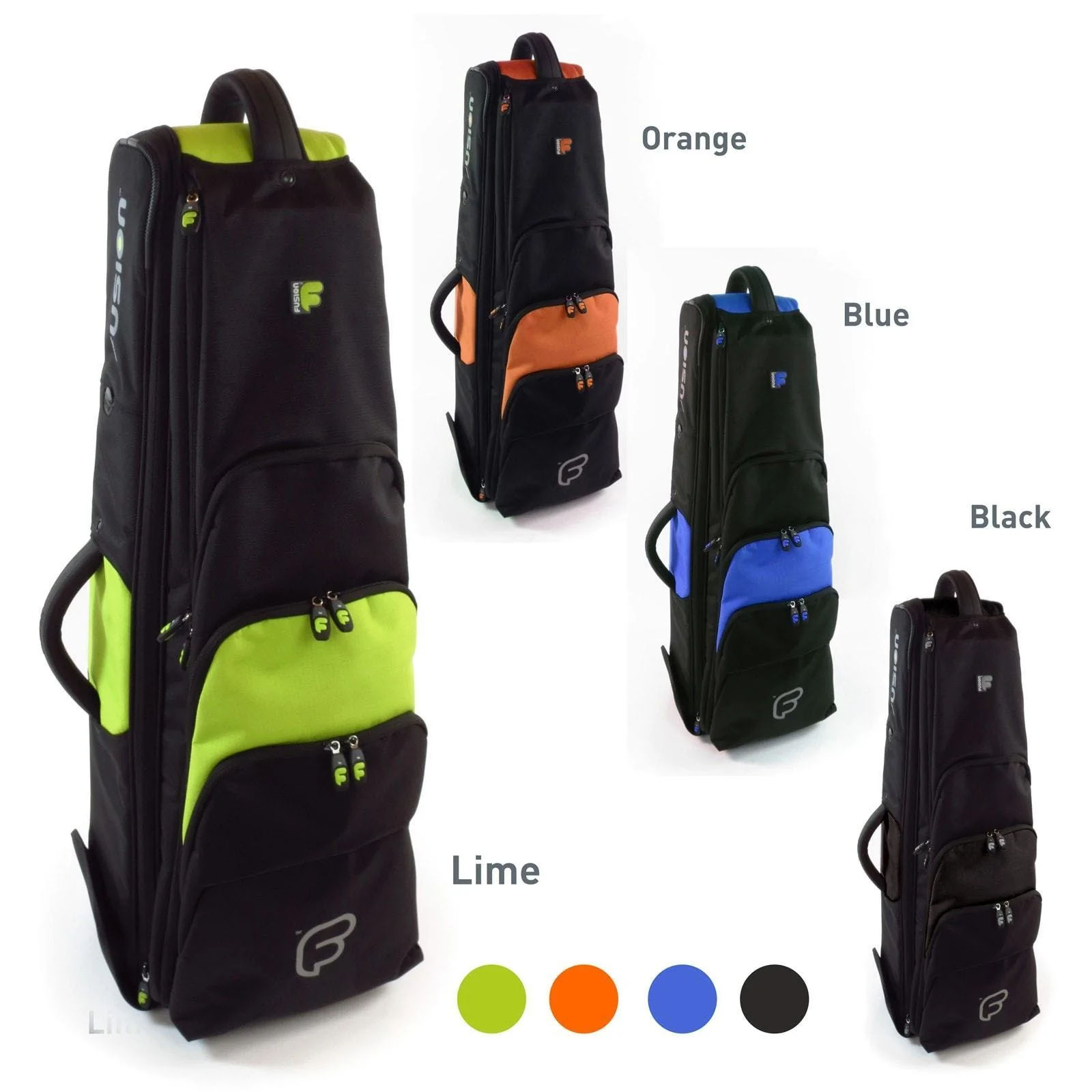 FUSION Premium Posaunen Bag schwarz/lime