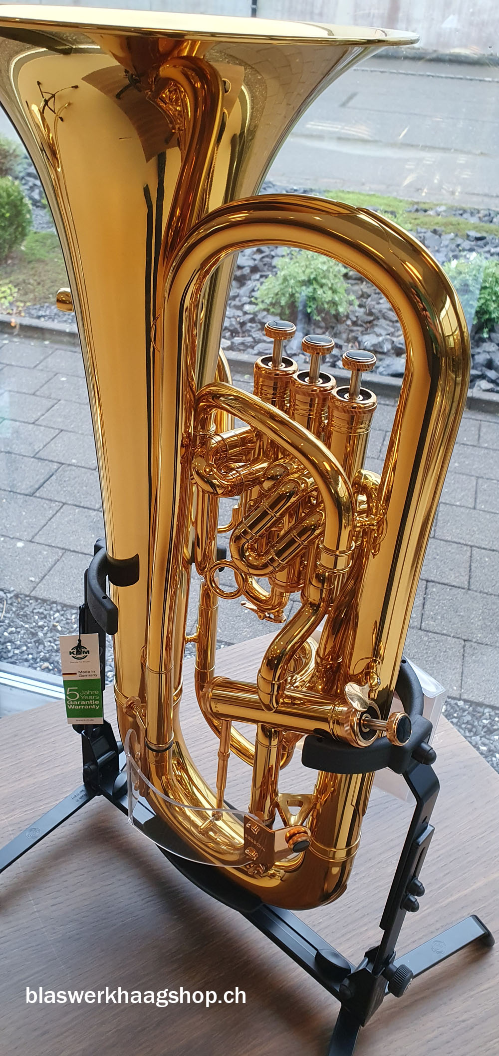 Euphonium BESSON Prestige Modell Steven Mead, goldlackiert