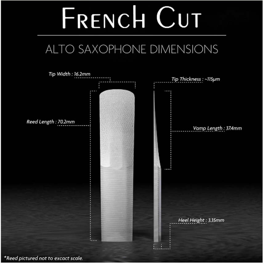 LEGERE French Cut Altsaxophonblatt  Stärke 2