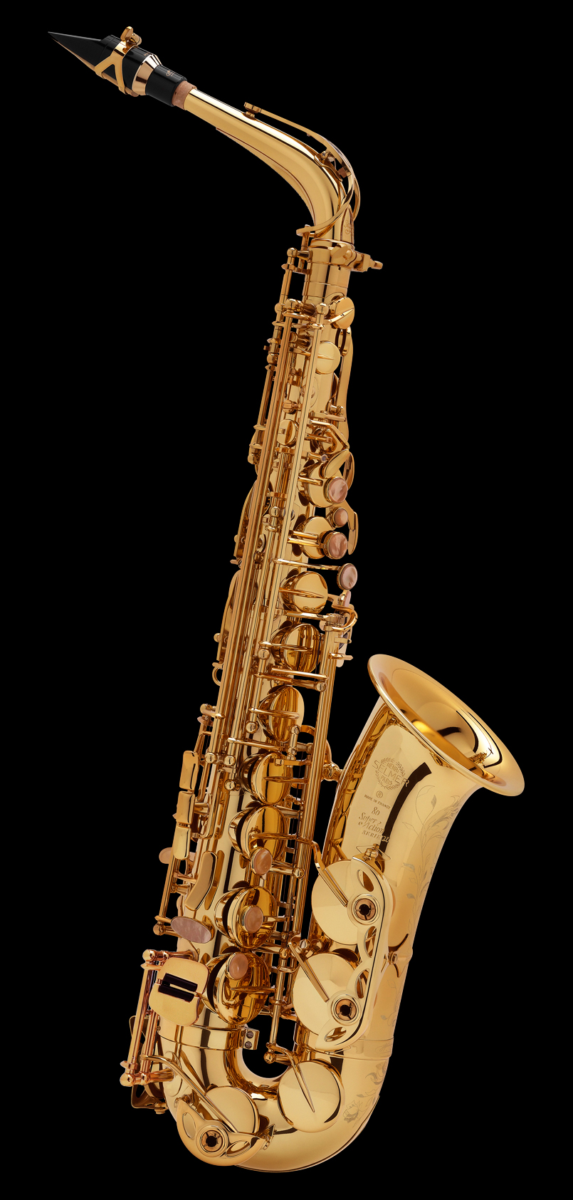 Es-Alt Saxophon SELMER Super Action II lackiert / graviert