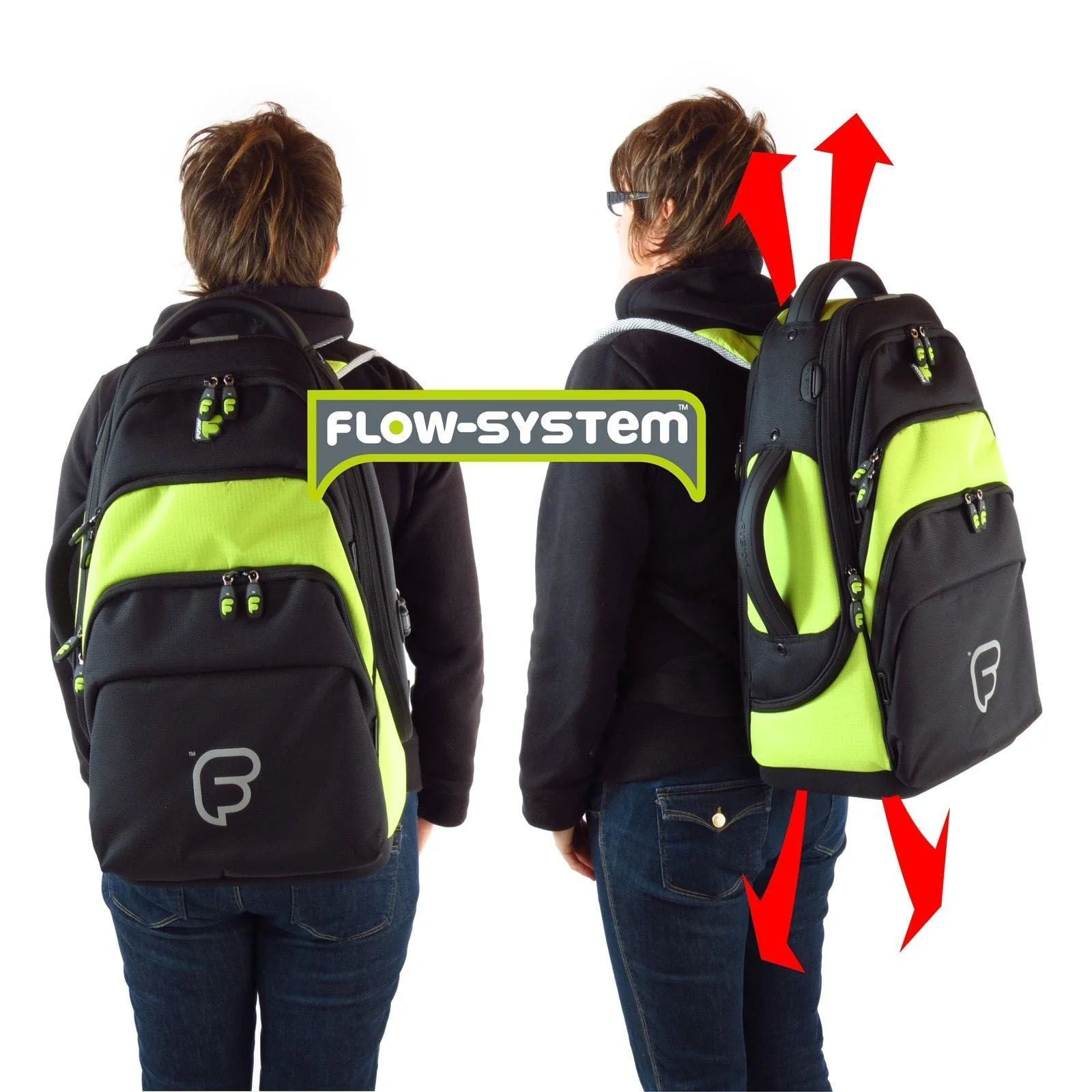 FUSION Premium Flügelhorn Bag schwarz/lime