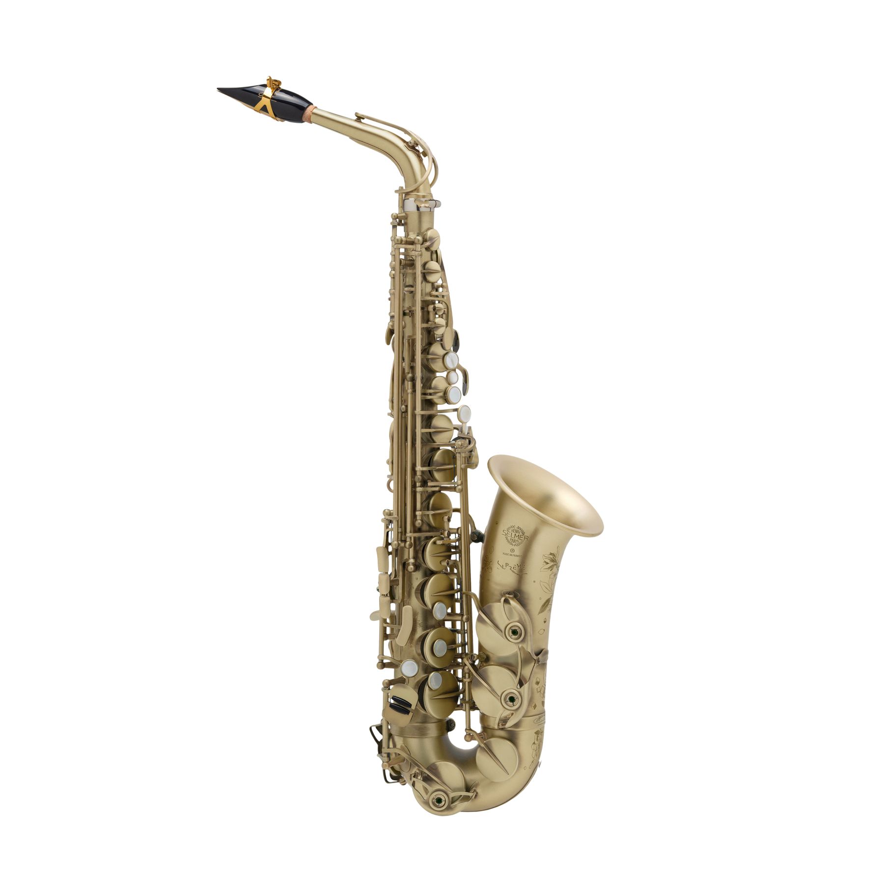 Es-Alt Saxophon SELMER Supreme matt / graviert